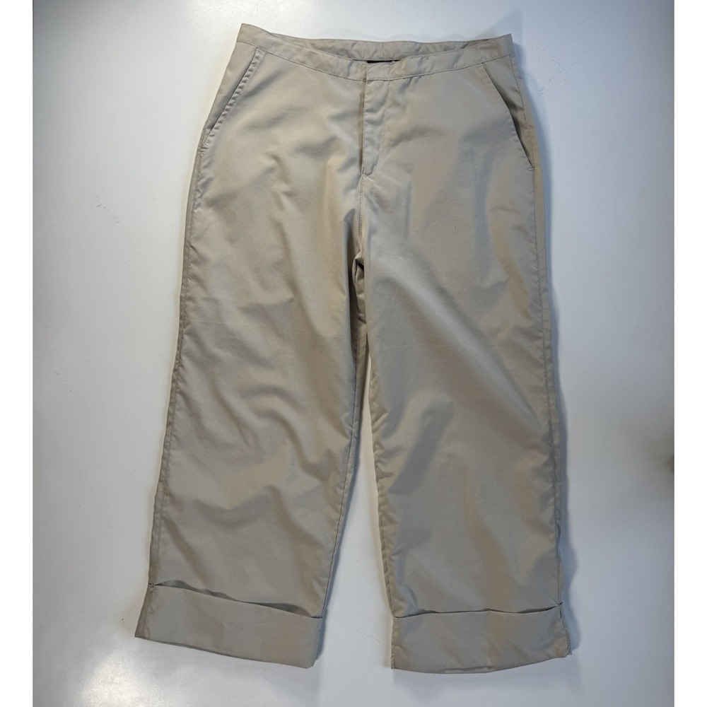 Vintage MOSSIMO Wide Leg Cuffed‎ Womens 27 Capris Cropped Lightweight 90s